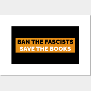 Ban The Fascists Save The Books Posters and Art